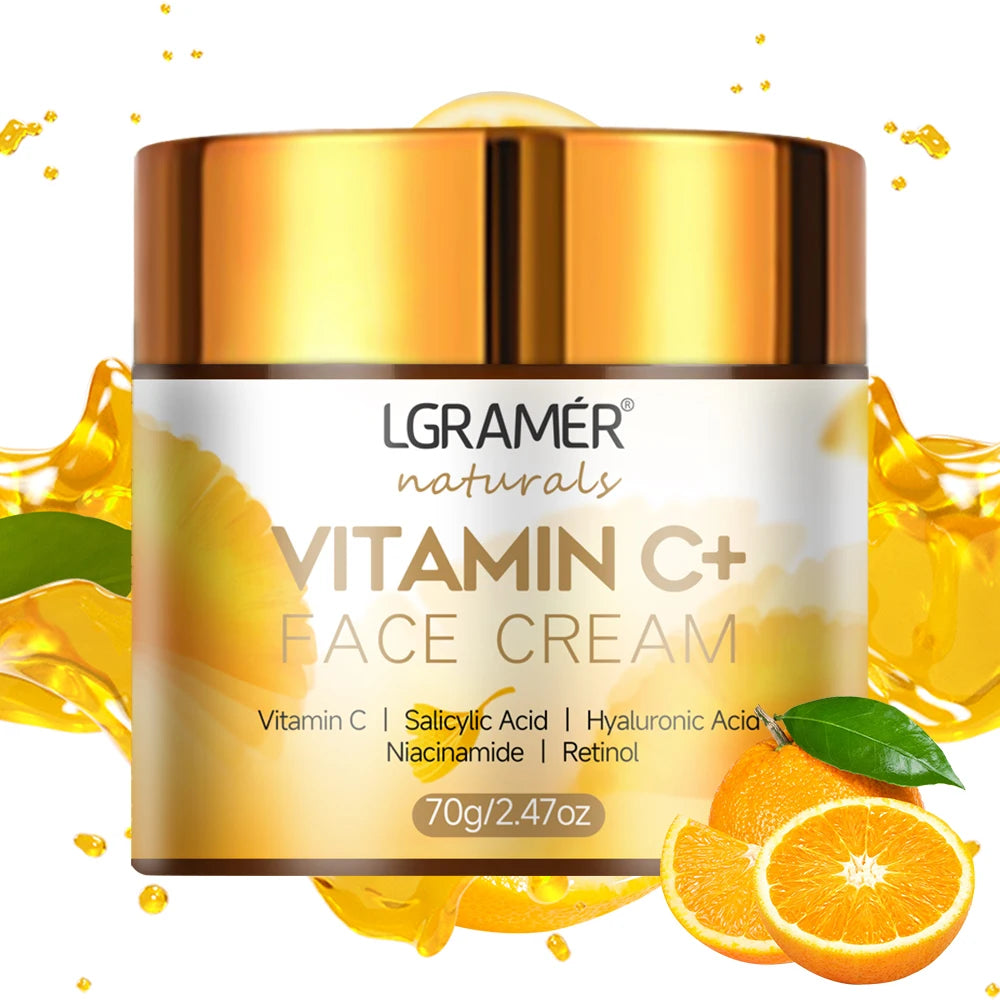 Vitamin C & Retinol Face Cream – Brightening, Firming & Moisturizing