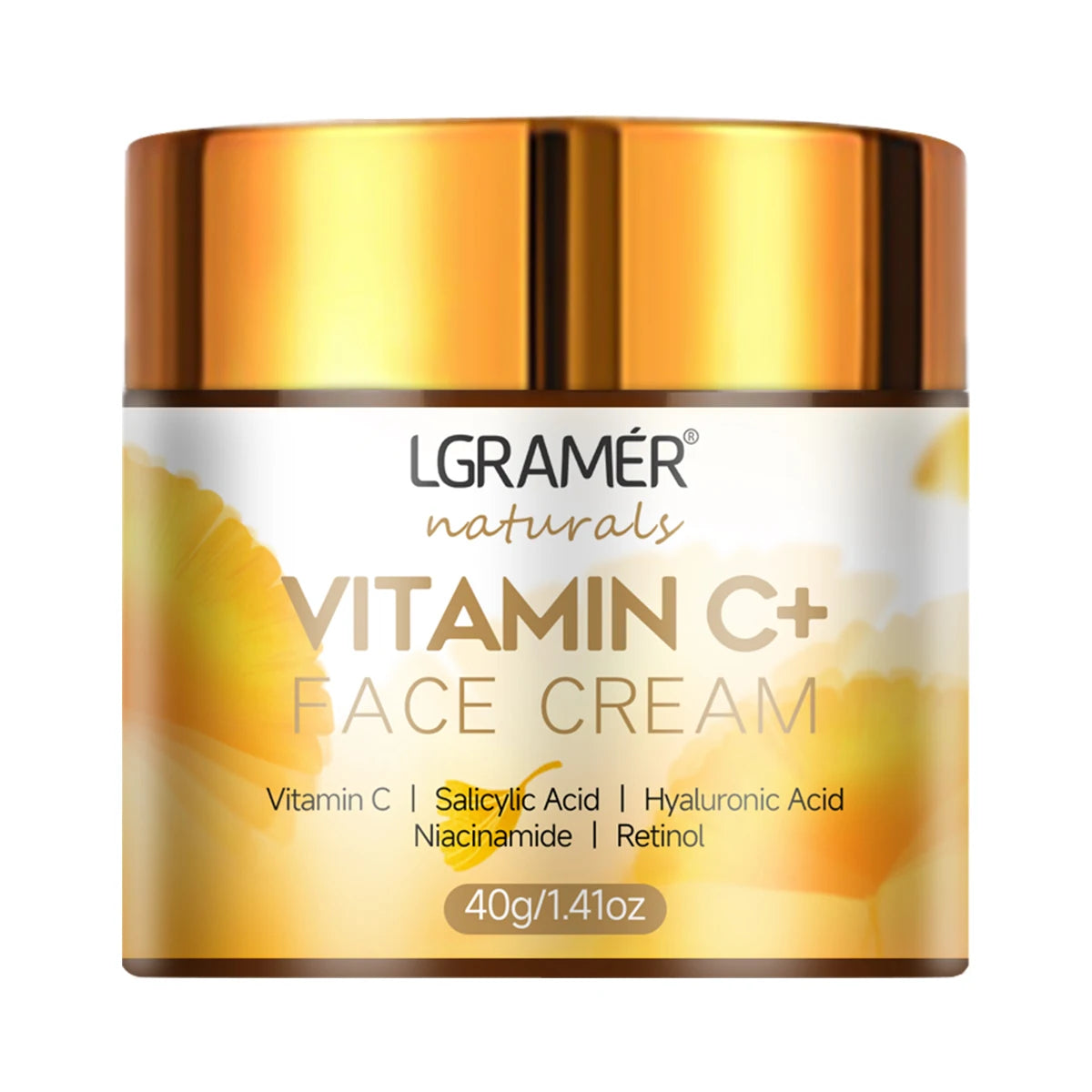 Vitamin C & Retinol Face Cream – Brightening, Firming & Moisturizing