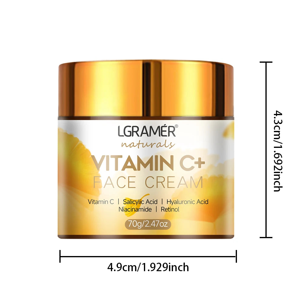 Vitamin C & Retinol Face Cream – Brightening, Firming & Moisturizing
